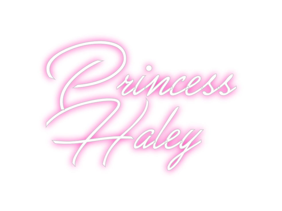 Custom Neon: Princess Haley