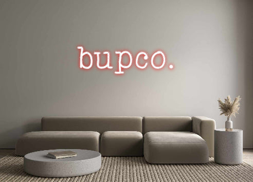 Custom Neon: bupco.