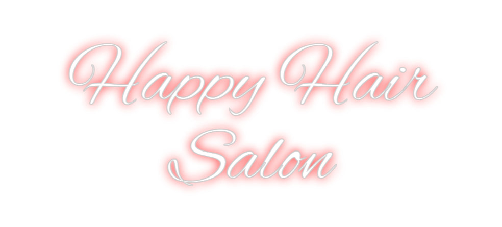 Custom Neon: Happy Hair S...