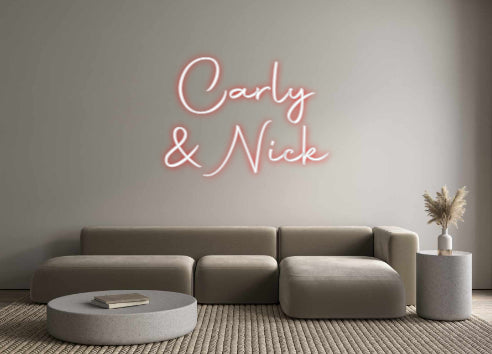 Custom Neon: Carly & Nick