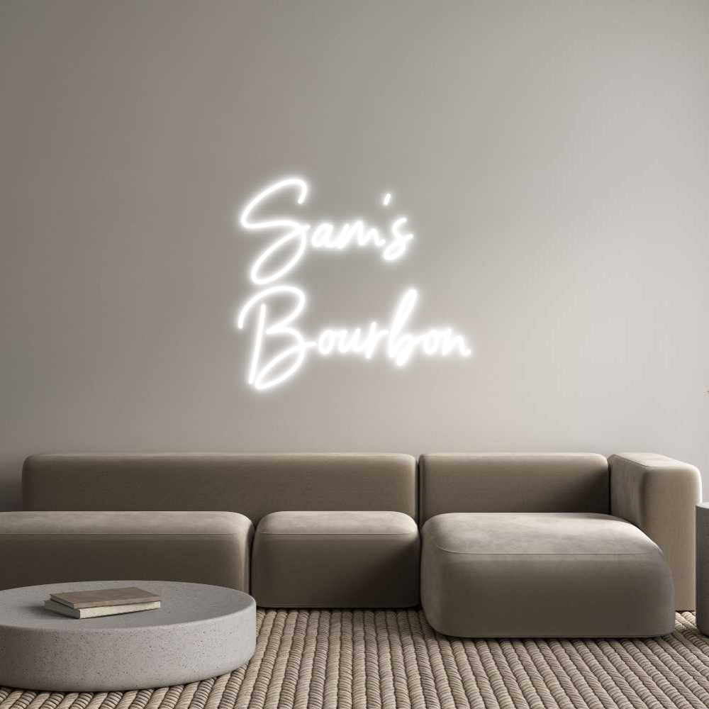 Custom Neon: Sam’s Bourbon