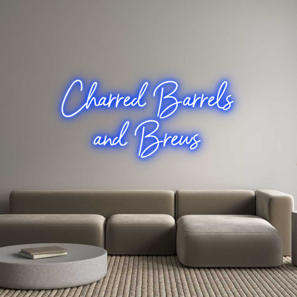 Custom Neon: Charred Barre...