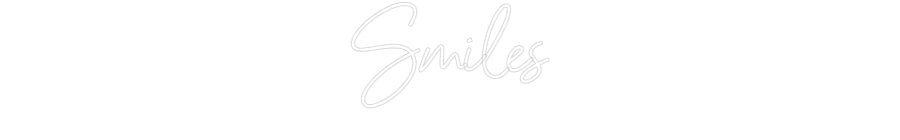 Custom Neon: Smiles