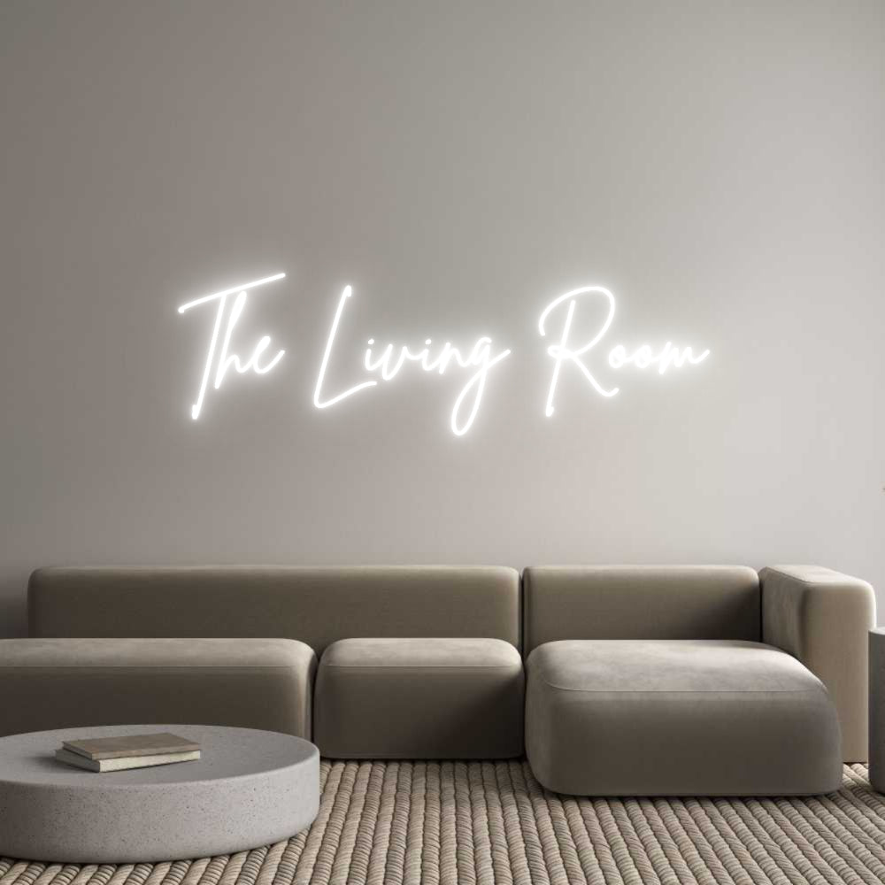 Custom Neon: The Living Room