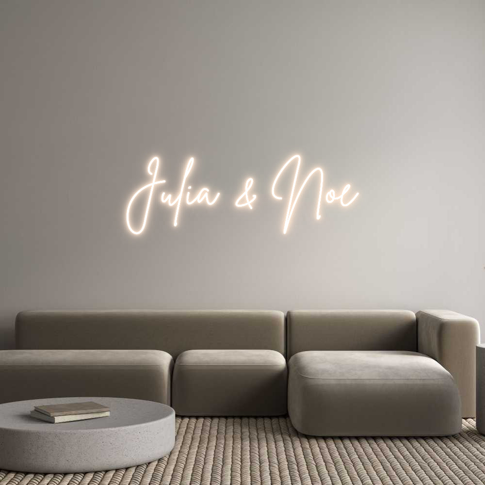 Custom Neon: Julia & Noe