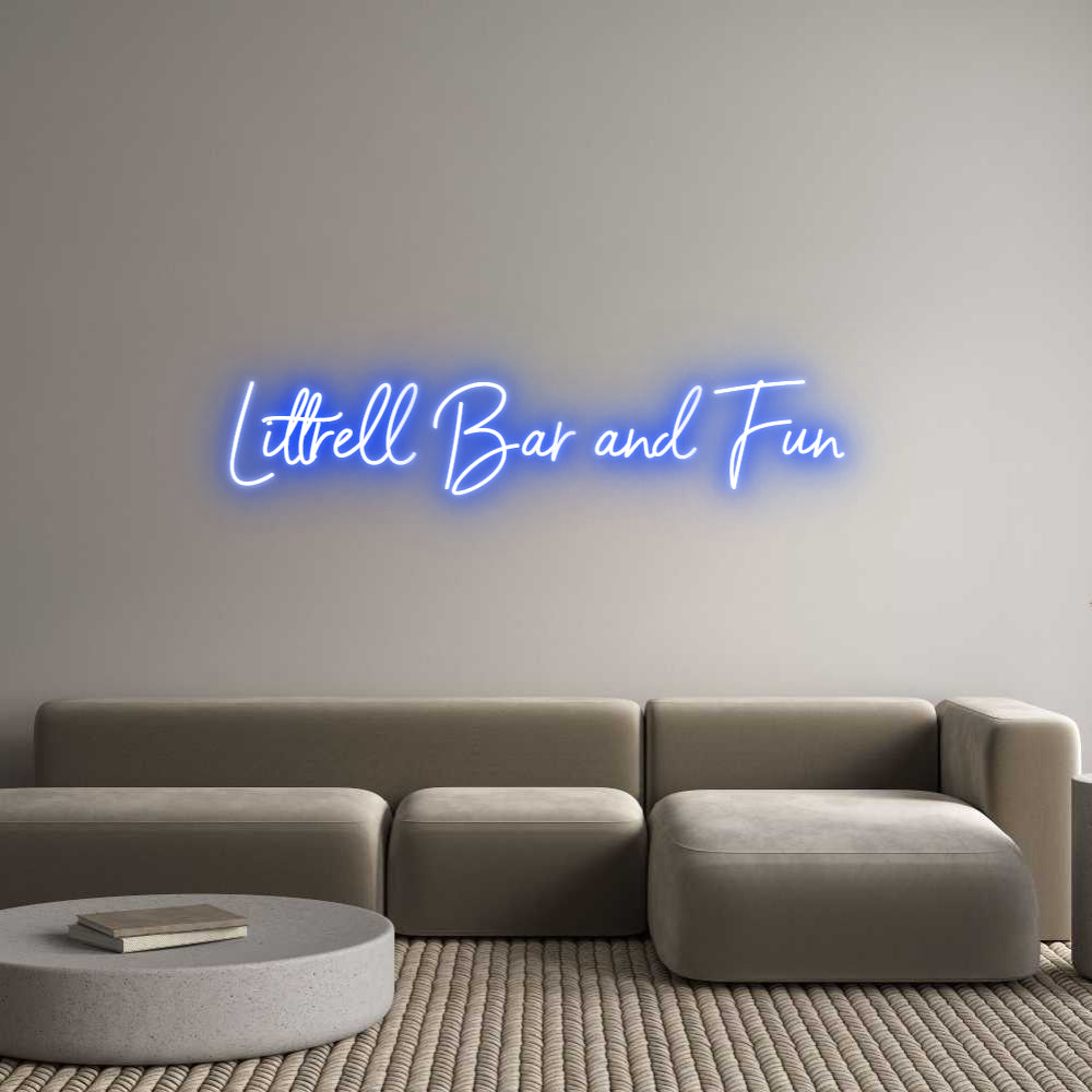 Custom Neon: Littrell Bar ...