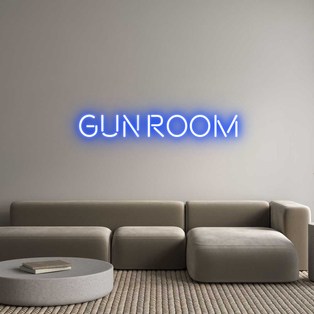 Custom Neon: GUN ROOM