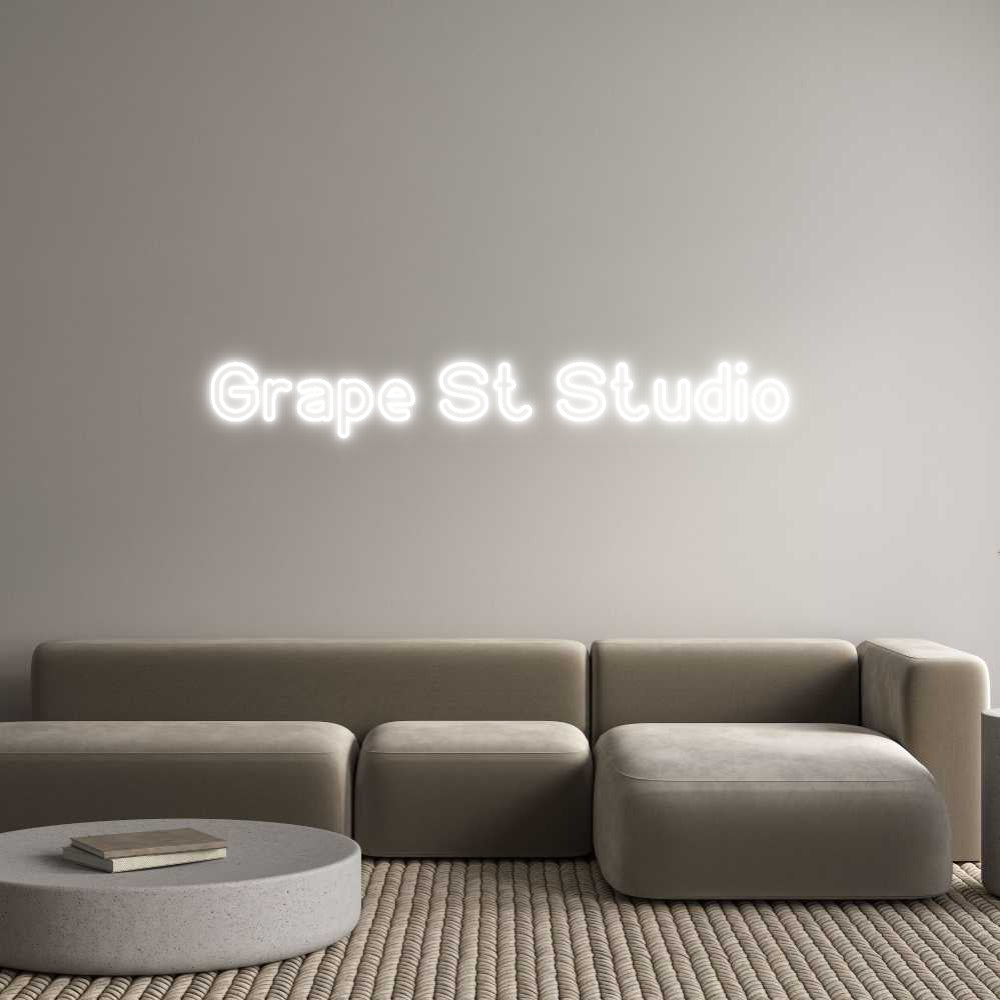 Custom Neon: Grape St Studio