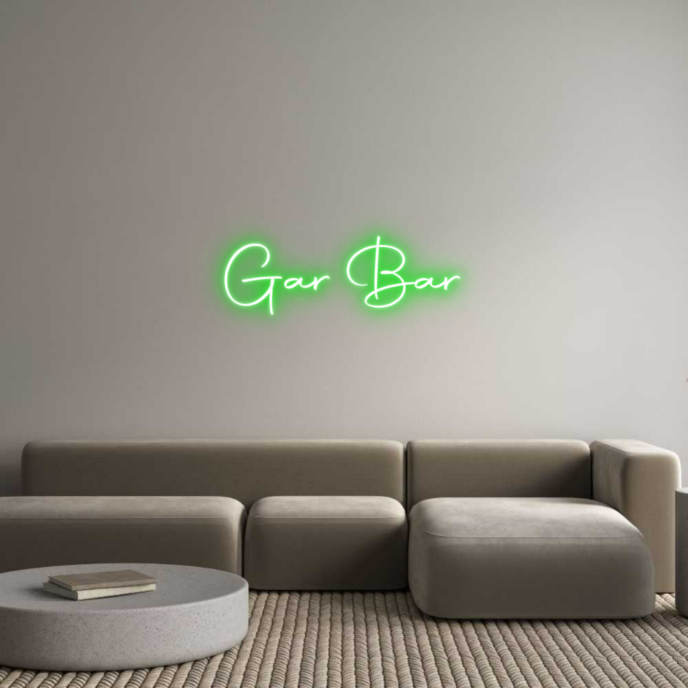 Custom Neon: Gar Bar