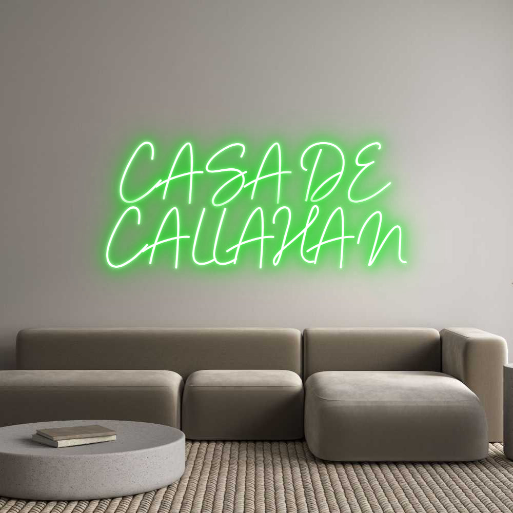 Custom Neon: CASA DE CALL...