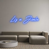 Custom Neon: Liz n Jimbo