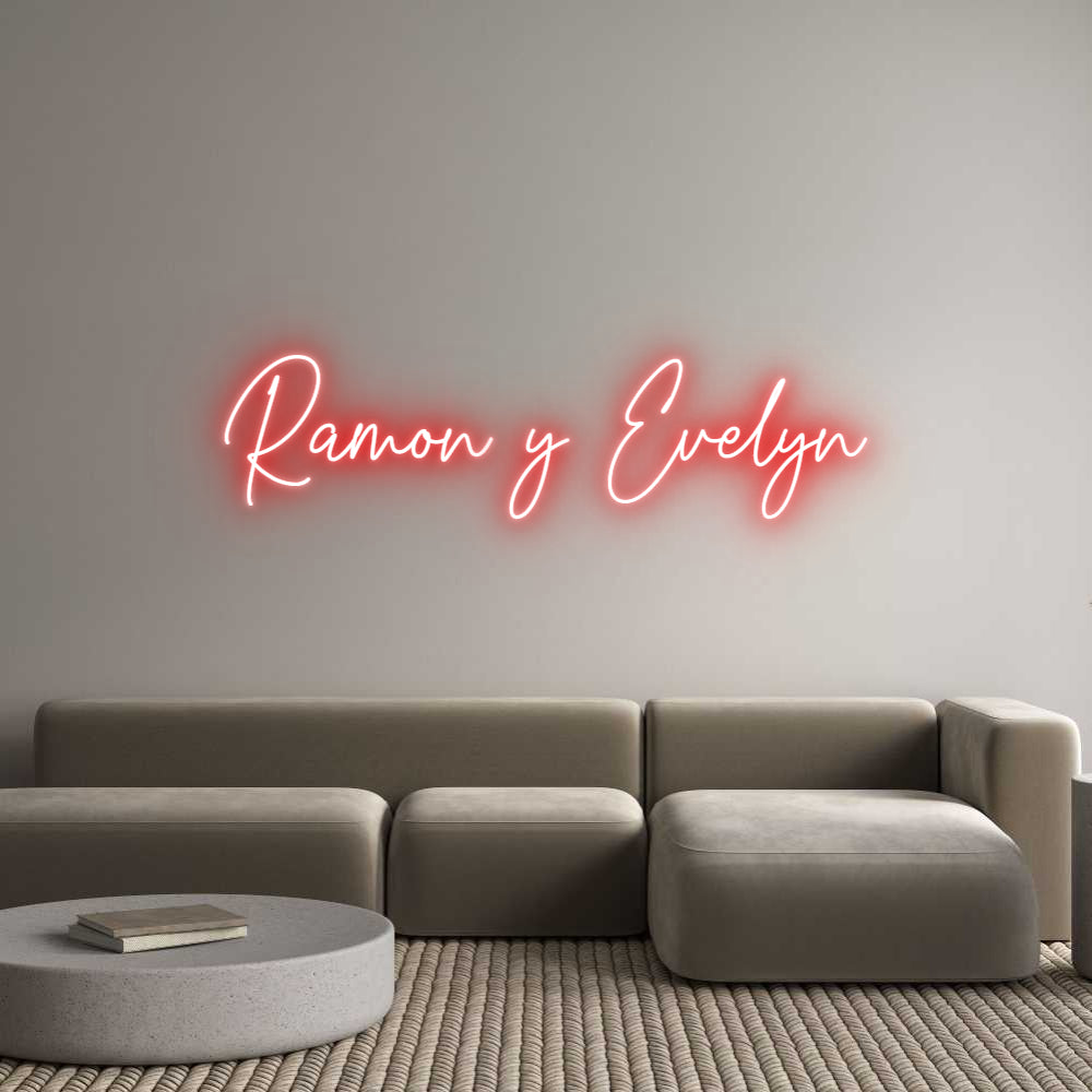 Custom Neon: Ramon y Evelyn