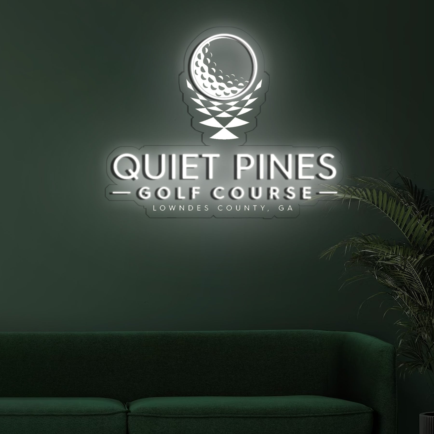Quiet Pines Neon Sign