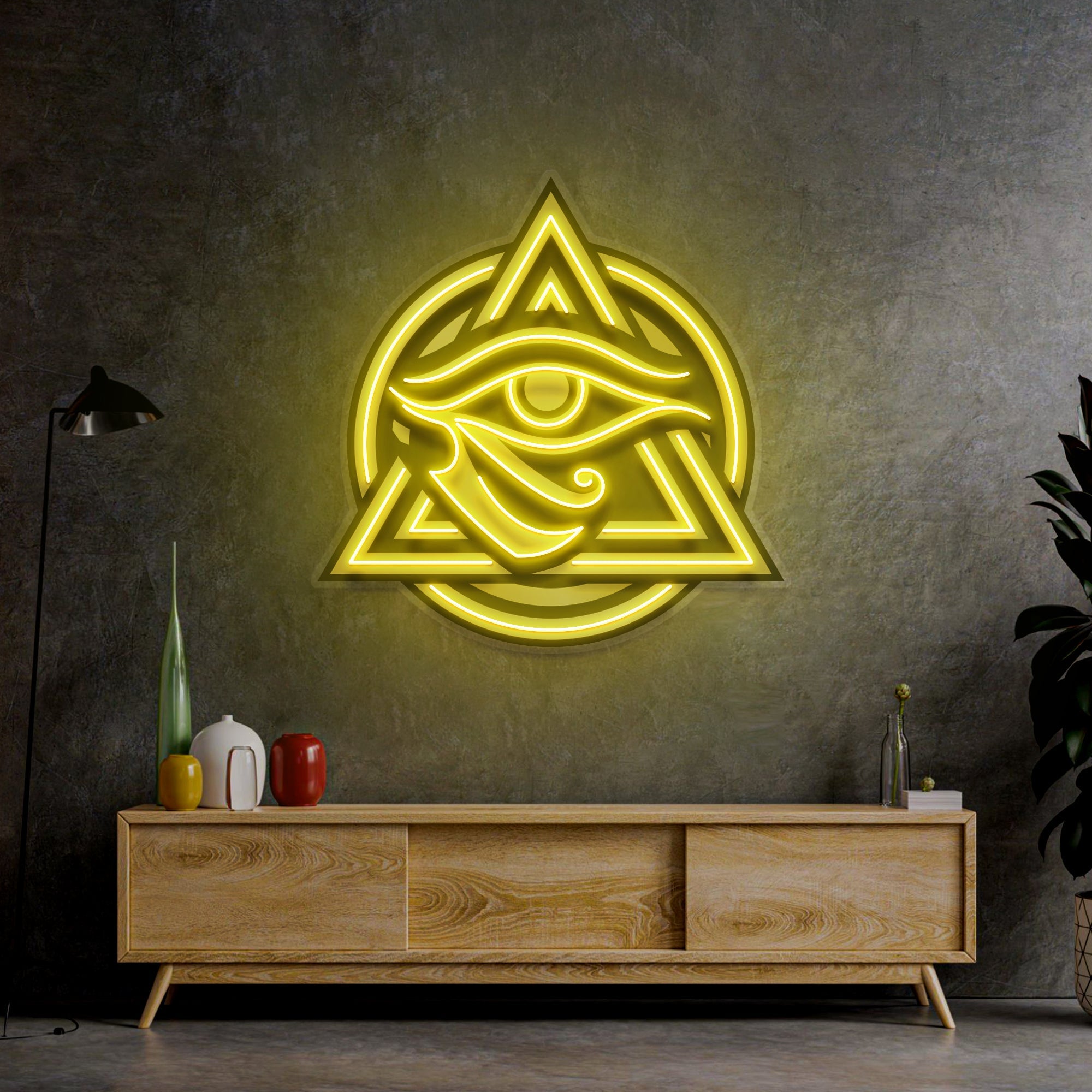 Horus Eye Led Neon Acrylic Artwork