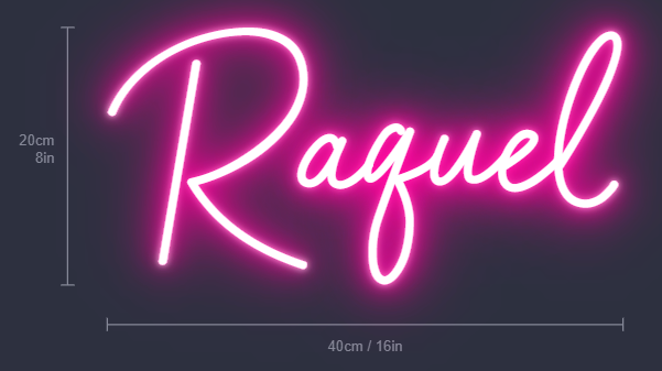 Raquel 16" Sign