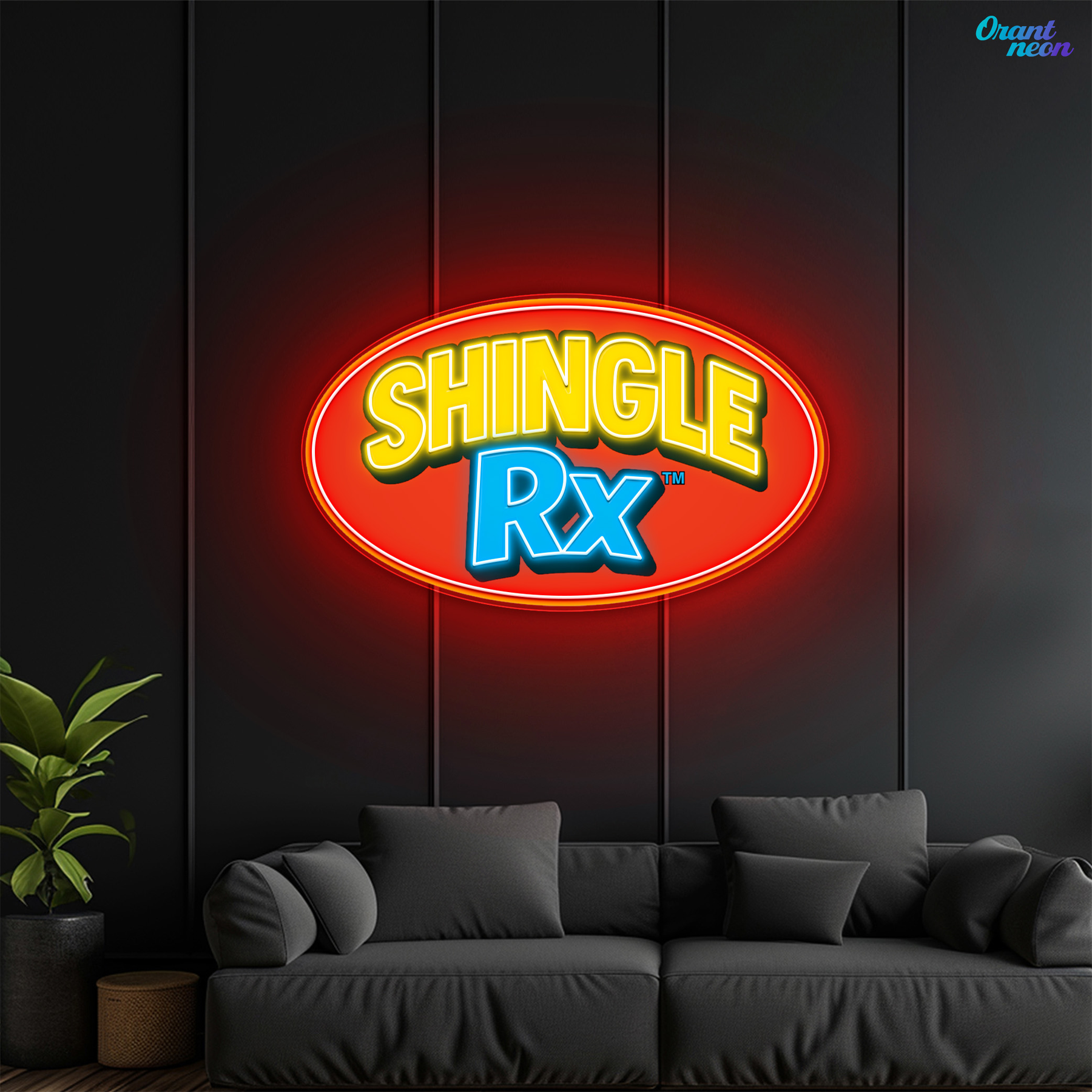 Shingle RX's sign - 45in Indoor