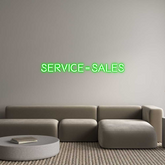 Custom Neon: Service = Sales