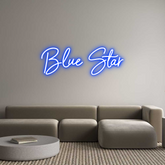 Custom Neon: Blue Star