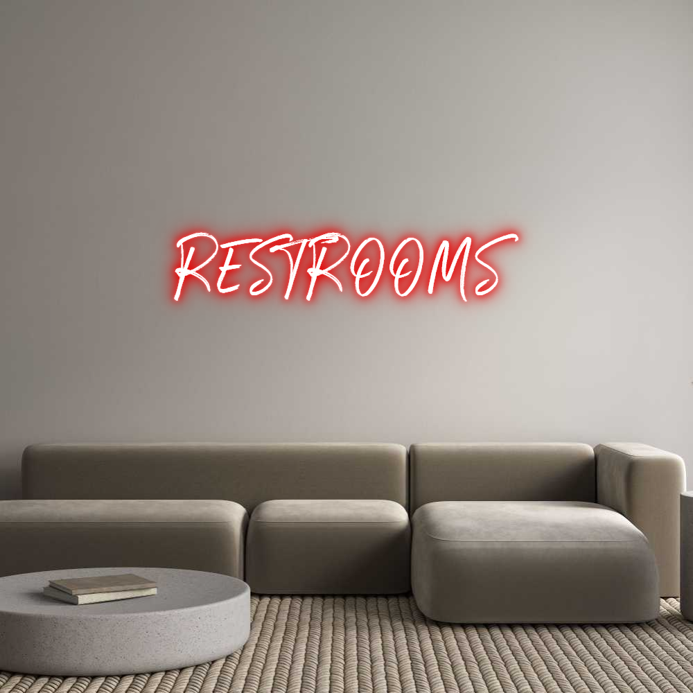 Custom Neon: RESTROOMS