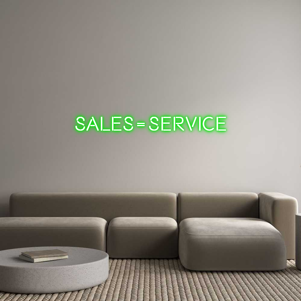 Custom Neon: Sales = Service