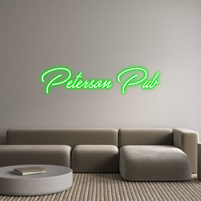 Custom Neon: Peterson Pub