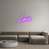 Custom Neon: Lucia