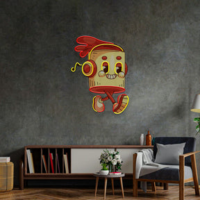 Lattes Pop Art LED Neon Sign Light Pop Art
