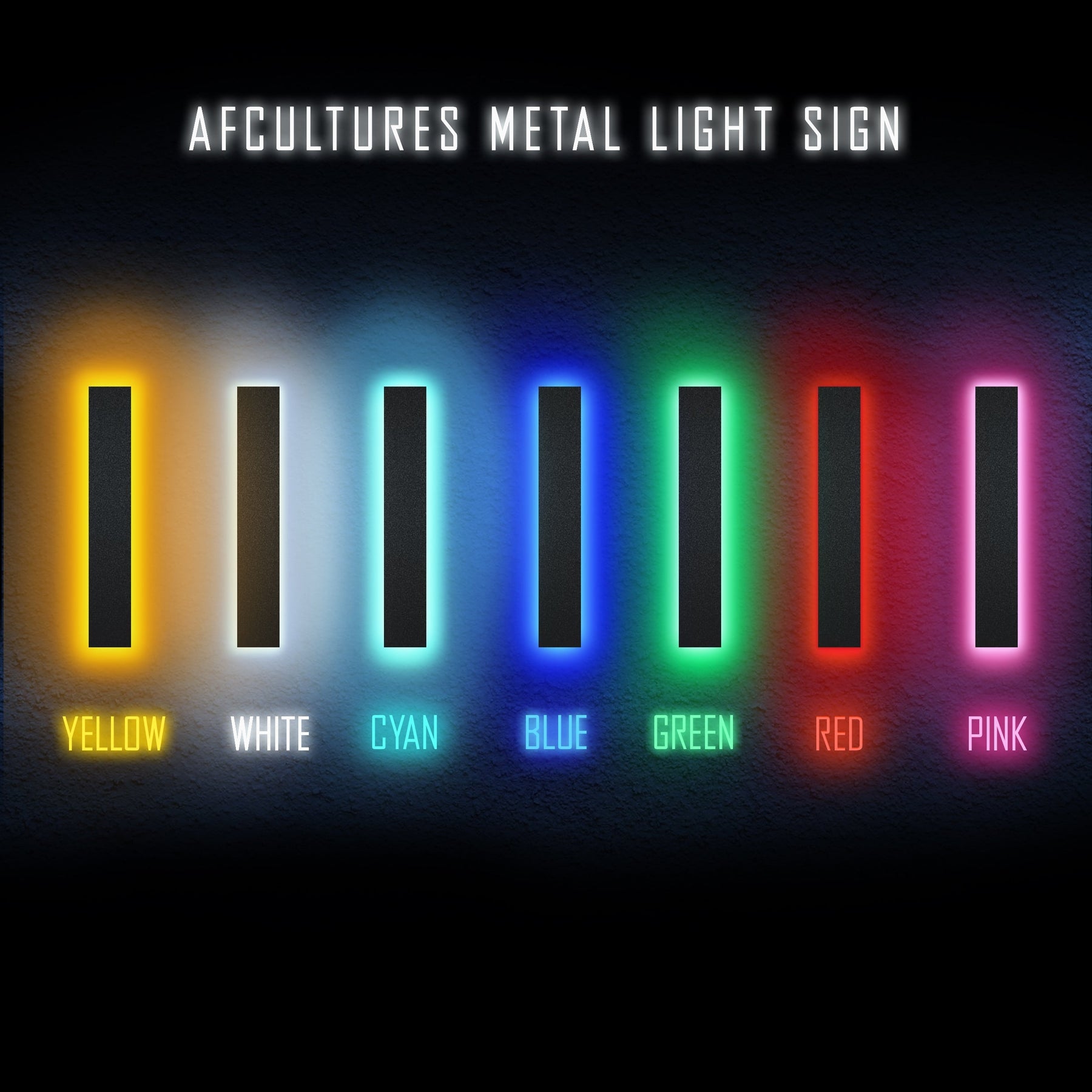 [ORDER REQUEST] Create Your Own Custom Backlit LED Metal Signs