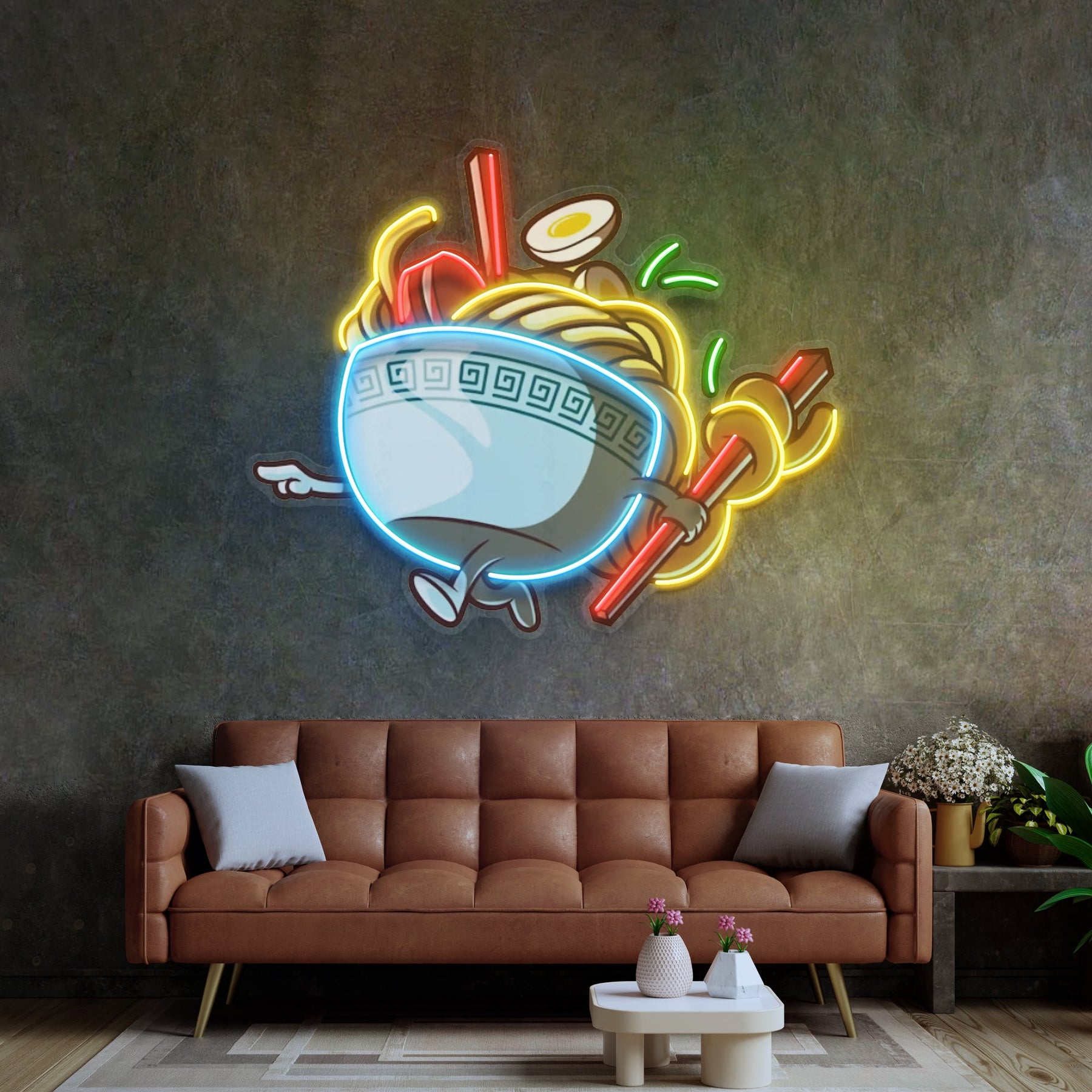 Ramen Bowl LED Neon Sign Light Pop Art