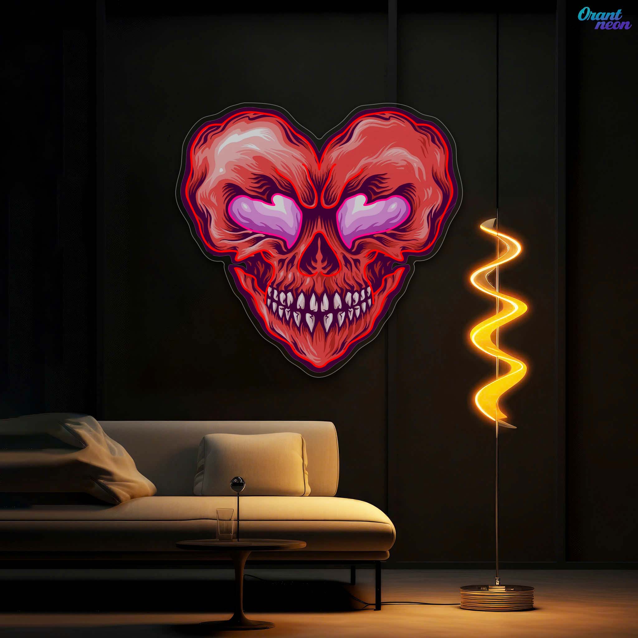 Through Your Eyes, I See Love Best Gift For Valentine Neon Sight Light Artwork