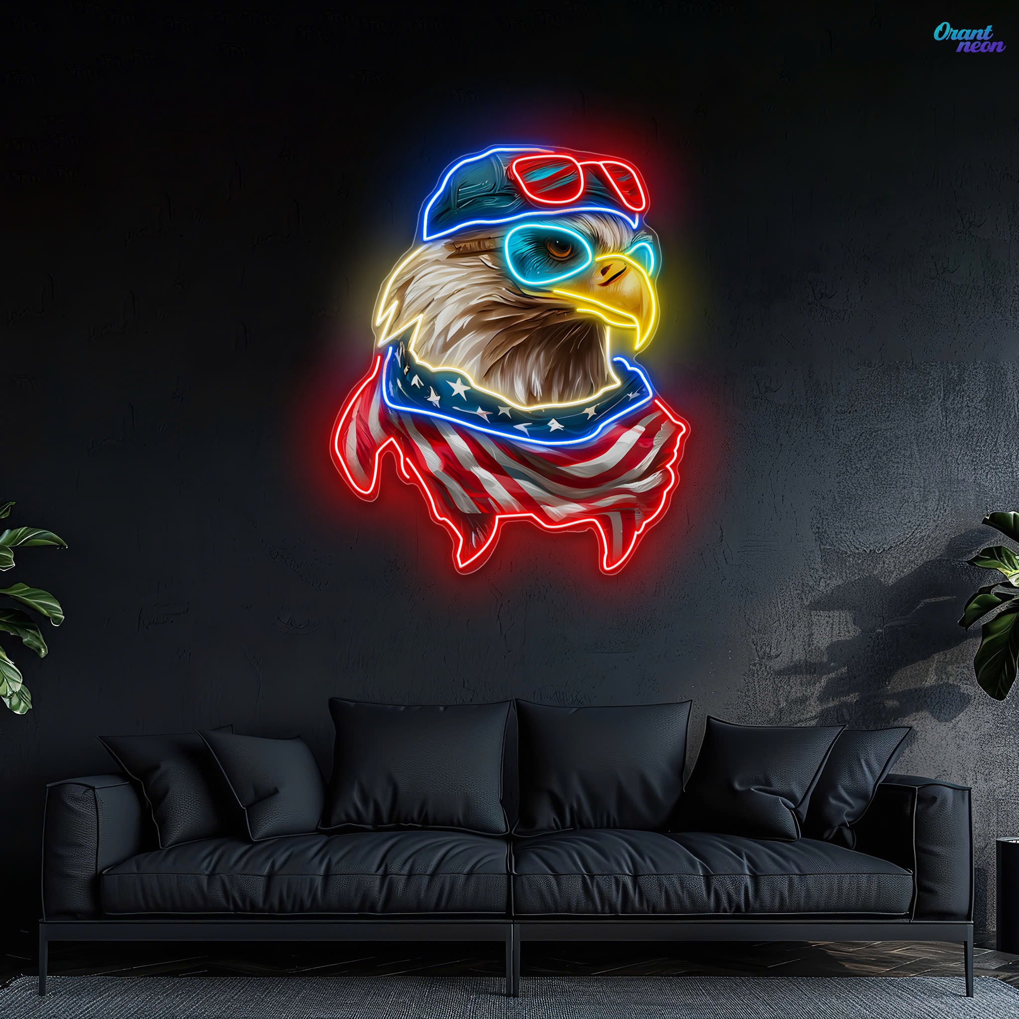 Veterans Day: Soaring with Pride Neon Sign Light Artwork