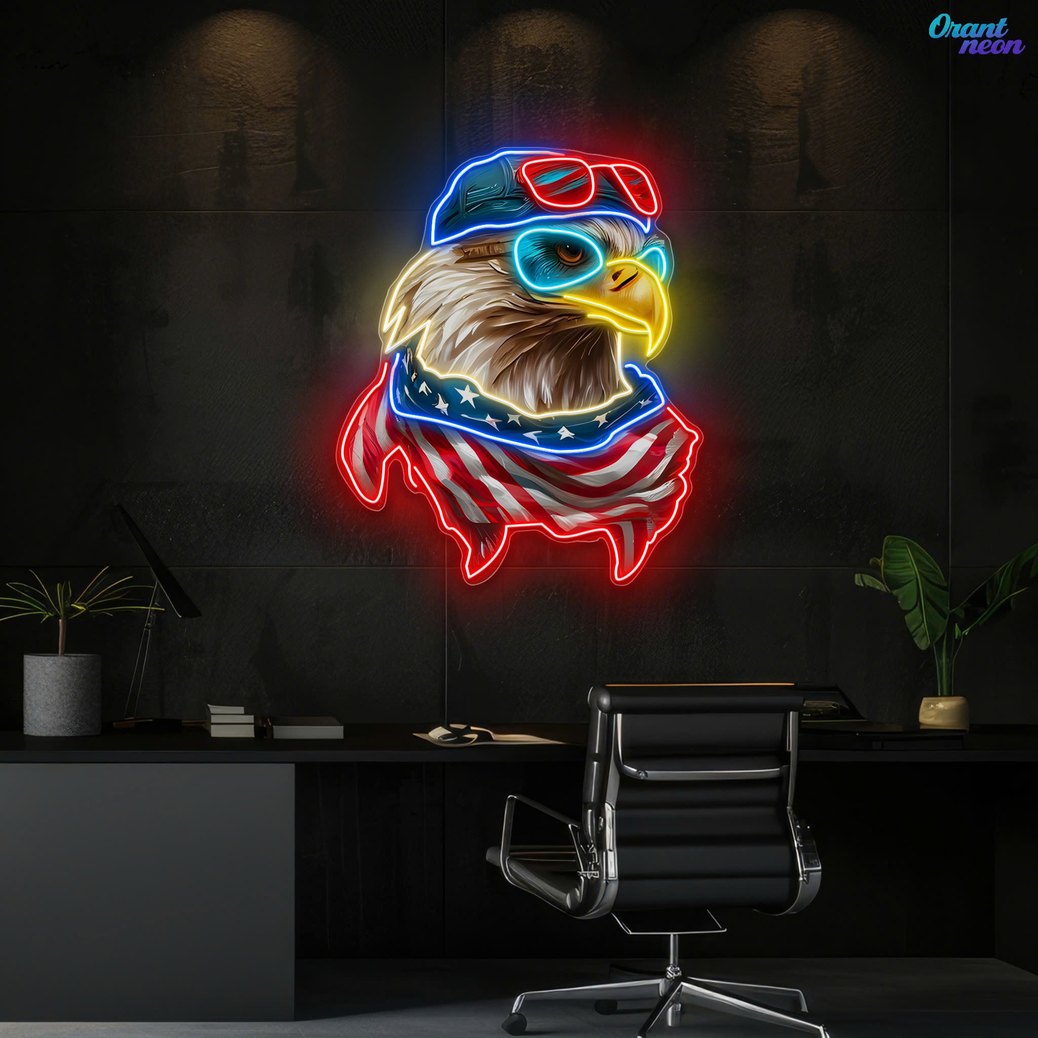 Veterans Day: Soaring with Pride Neon Sign Light Artwork