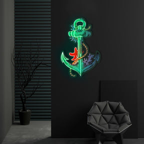 "Anchors Up" Neon x Acrylic Artwork