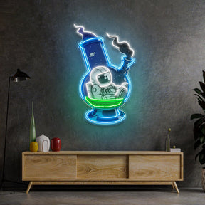 Astronaut Bong Led Neon Acrylic Artwork