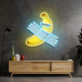 Banana Chilling Led Neon Acrylic Artwork