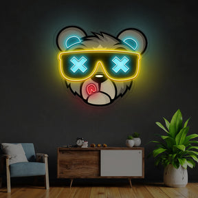 "Bear Led Neon" Neon x Acrylic Artwork