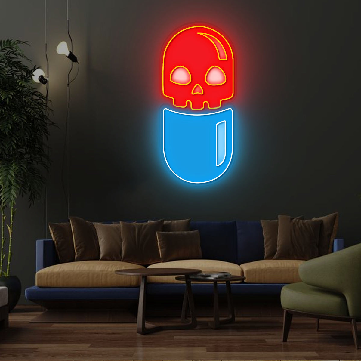 "Chill Pill" Neon x Acrylic Artwork