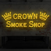 “Crown smoke shop” Custom Neon Sign