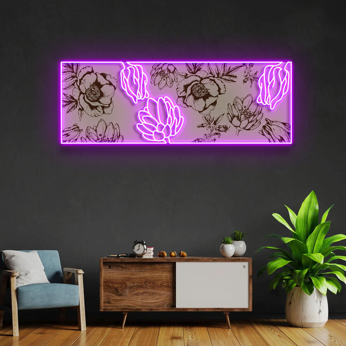 "Flower Wall V1" Neon x Acrylic Artwork