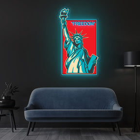 "Freedom" Neon x Acrylic Artwork