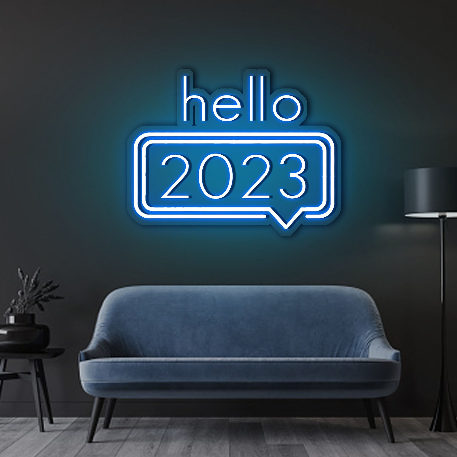 HELLO 2023 Neon Sign