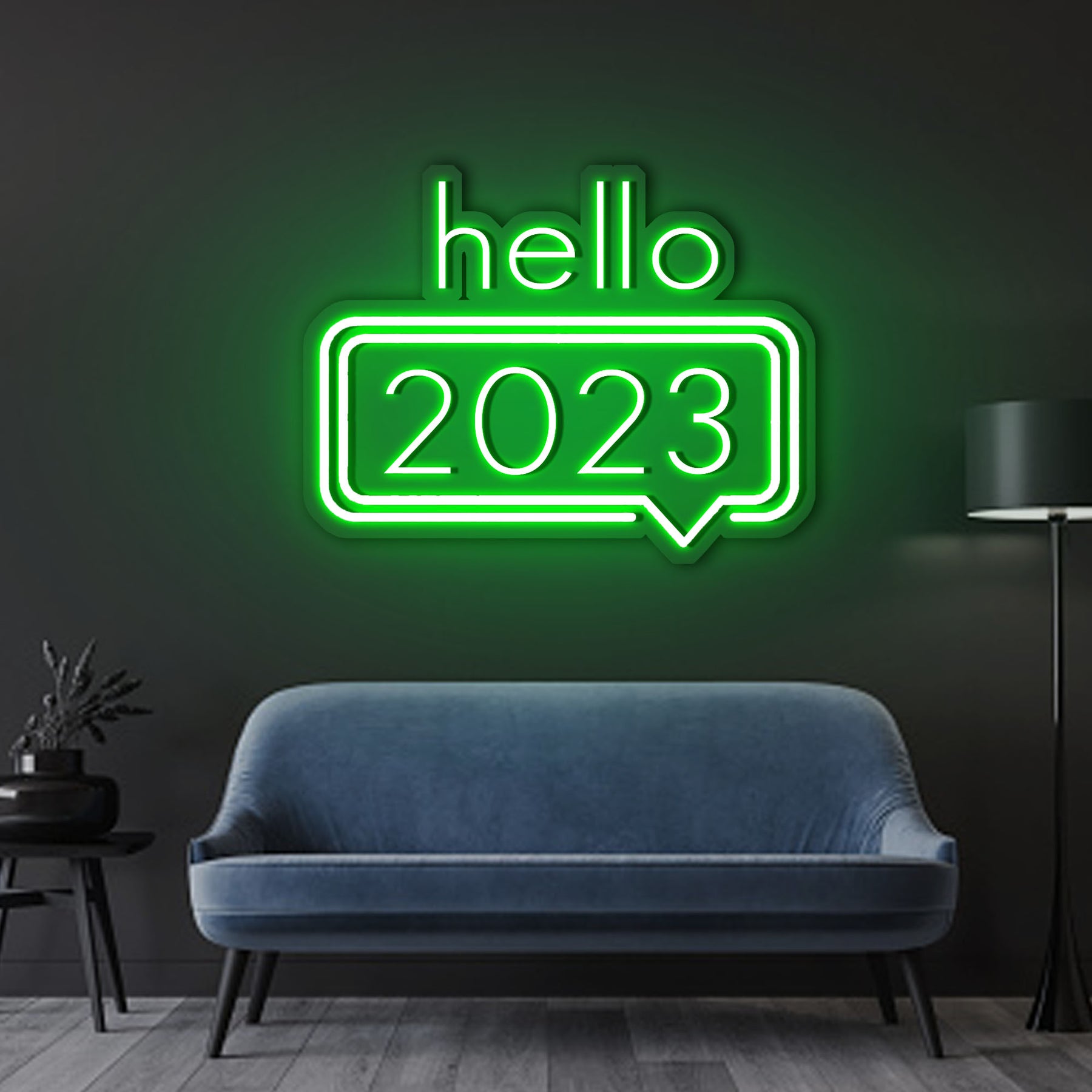 HELLO 2023 Neon Sign