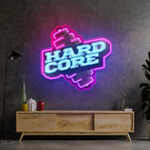 Hardcore Dumbell LED Neon Sign Light Pop Art