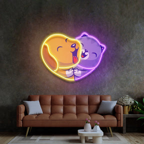Heart of Joy LED Neon Sign Light Pop Art