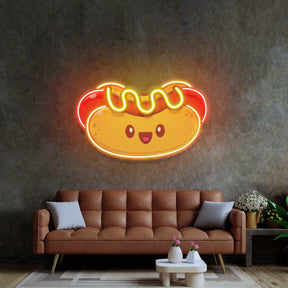 Hotdog Baby Led Neon Acrylic Artwork