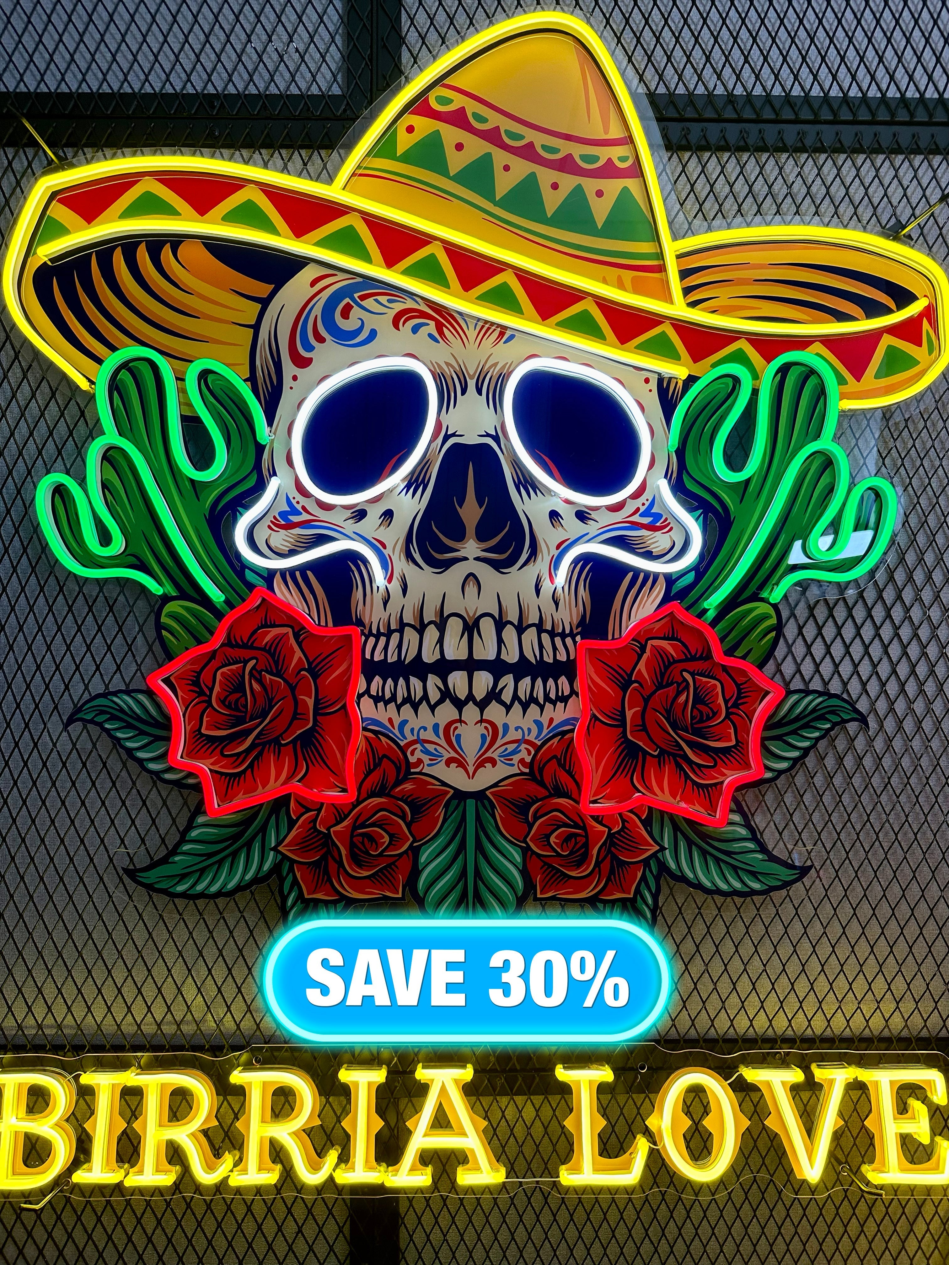 Custom Name Mexican Food Restaurants Decor Artwork