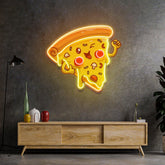Joyful Pizza Led Neon Acrylic Artwork