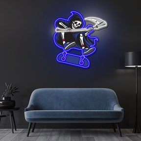 Reapers Neon Sign x Acrylic Artwork
