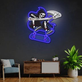 Reapers Neon Sign x Acrylic Artwork