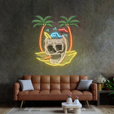 Skull Island LED Neon Sign Light Pop Art